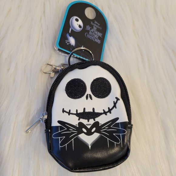 Jack Skellington Keychain Pouch - Picture 1 of 7